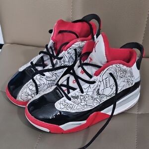 Jordan Kids' Sneakers - Black, Red, and White